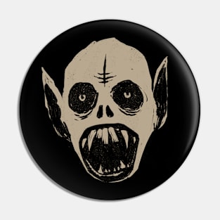 Monster Face Pin