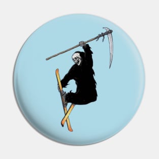 Ski or Die 🤘💀🎿 Pin