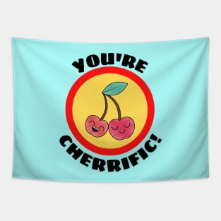 You're Cherrific - Cherry Pun Tapestry