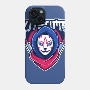 kitsune ninja mask japan character Phone Case