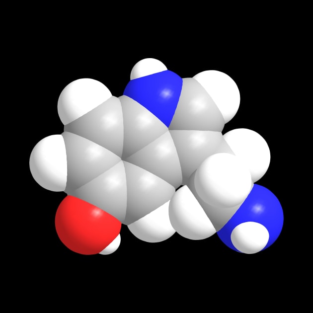 Serotonin Molecule Chemistry by ChemECool