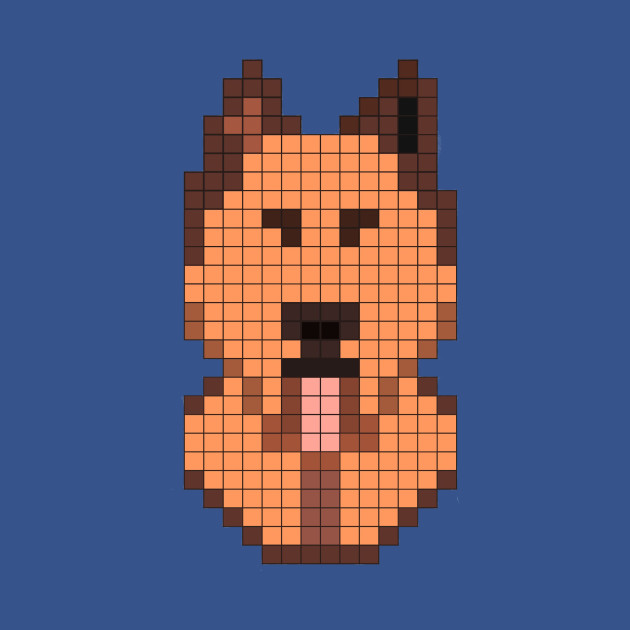 Disover Dogmeat - 8bit design - Fallout - T-Shirt