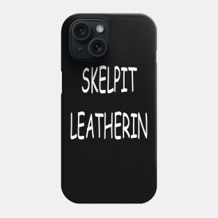 Skelpit Leatherin, transparent Phone Case