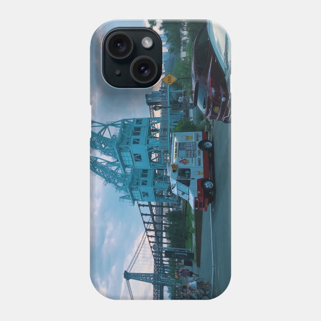 Domino Park Williamsburg Summer Sunset Phone Case by offdutyplaces