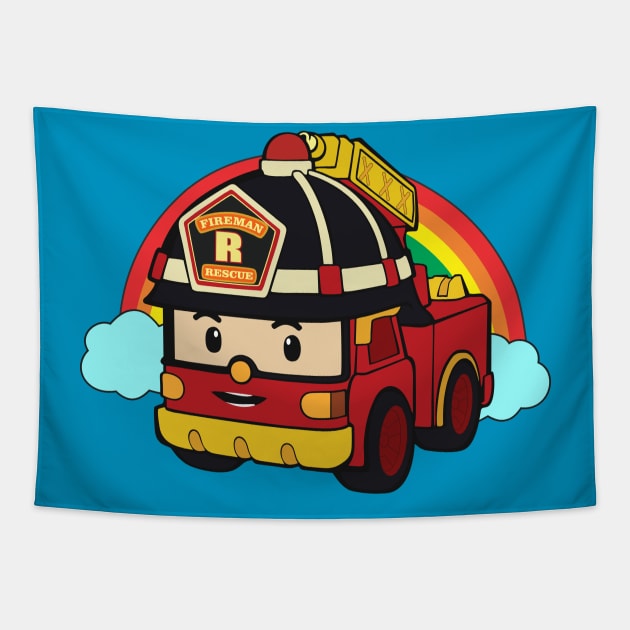 FIREMAN Tapestry by GOPLAY