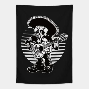 Skull Mariachi Tapestry