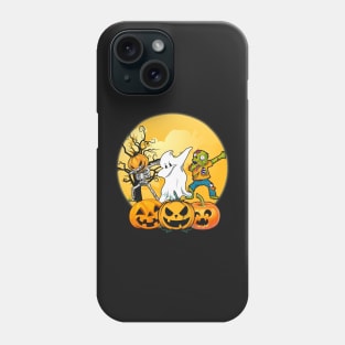 Dabbing Skeleton Boo Zombie Pumpkin Halloween Funny Dab Kids Boys Girls Phone Case