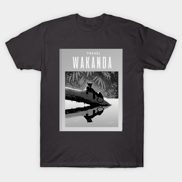 Discover Visit Wakanda - Black Panther Marvel - T-Shirt