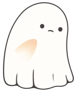 Sad ghost Magnet