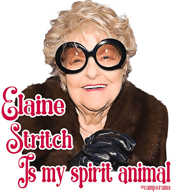 Elaine Stritch Kids T-Shirt by Camp.o.rama