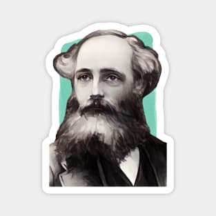 Scottish Mathematician James Clerk Maxwell illustration Magnet