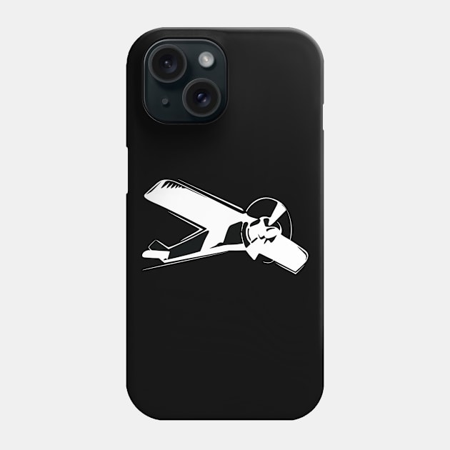 Oldschool plane with propeller design Phone Case by Avion