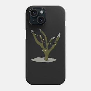 Holiday Lights Cactus Tree 2 Phone Case