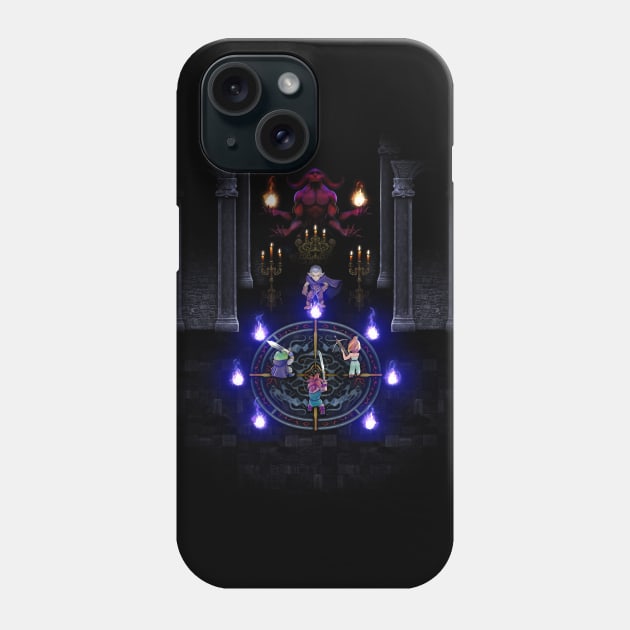 Chrono Trigger, Screenshot Recreation Phone Case by kovachconcepts