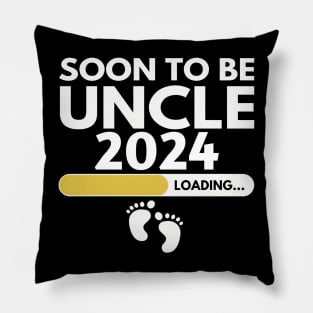 Soon To Be Uncle 2024 Pillow