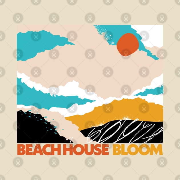 Beach House // Retro Psychedelic Design by CultOfRomance