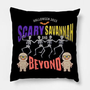 Scary Savannah 2023 Halloween Pillow