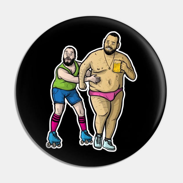 Two Bears Pin by Baddest Shirt Co.