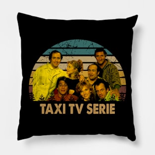 Belle And The Cab Taxi Movie's Memorable Driving Moments Pillow