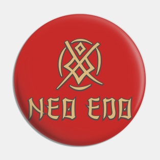 Samurai Rabbit Neo Edo Emblem Pin