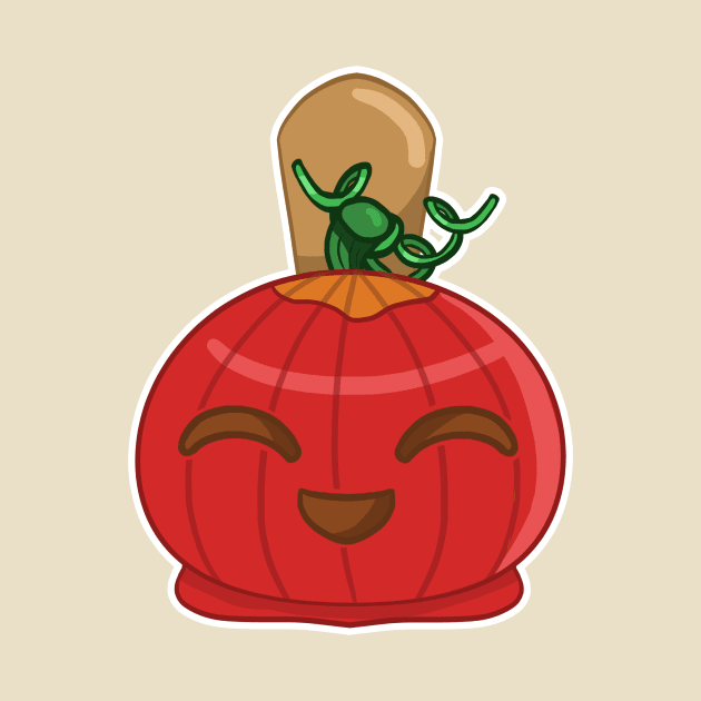 Candy Apple Pumpkin by Happy Taco Studio