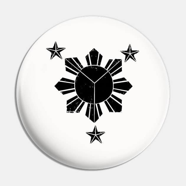 3 stars and a sun - Philippines flag Pin by CatheBelan