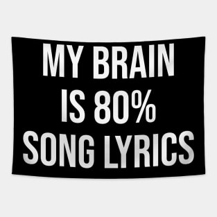 My brain is 80% song lyrics Tapestry