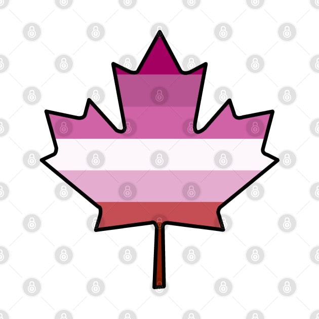 Maple Leaf Lesbian Pride! by somekindofguru