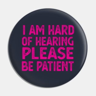 Hearing Impaired symbol Pin