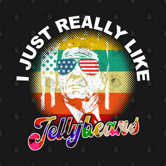 Disover Ronald Reagan Loves His Jellybeans Cool Vintage - Ronald Reagan - T-Shirt