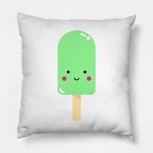 Green Kawaii Ice Pop Pillow