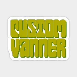 Custom Vanner (Retro Green) Magnet