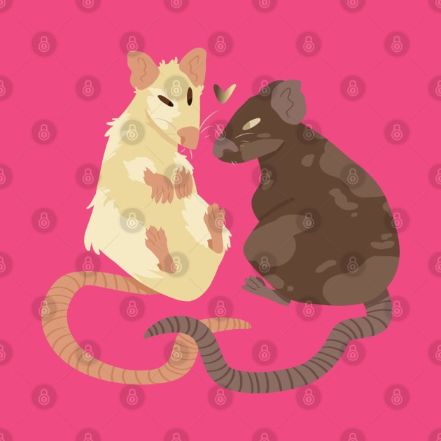 Rat Couple by VazMas Design