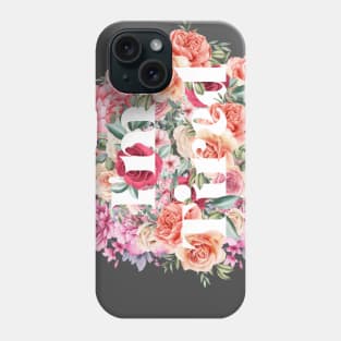 I'm tired - floral Phone Case