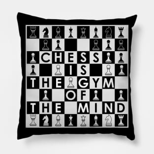 Chess Quote 3 Pillow