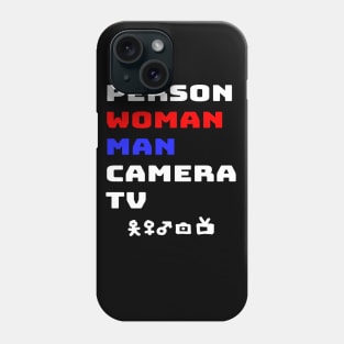 Person Woman Man camera tv Phone Case