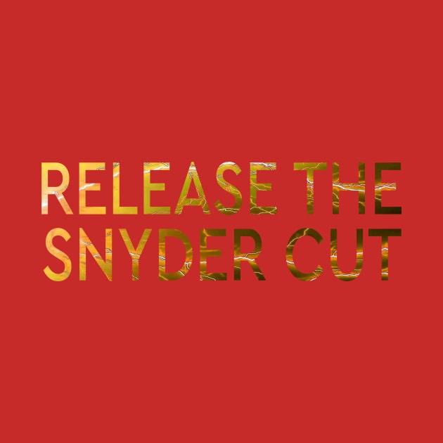 RELEASE THE SNYDER CUT - THE FLASH YELLOW LIGHTNING TEXT by TSOL Games