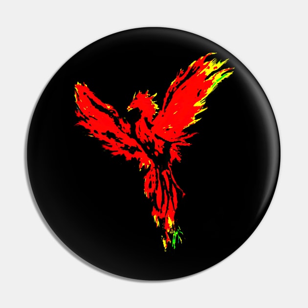 phoenix Pin by Trashfox