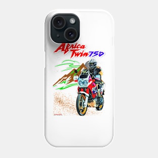 Africa twin mountains 750 Phone Case