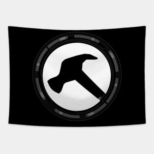 Hammer Logo white full Tapestry