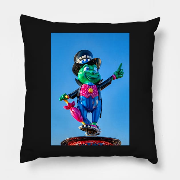 crazy hopper Pillow by jasminewang