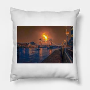 Tower Bridge with Moon Pillow