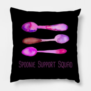 Spoonie Support Squad (Pink)! Pillow