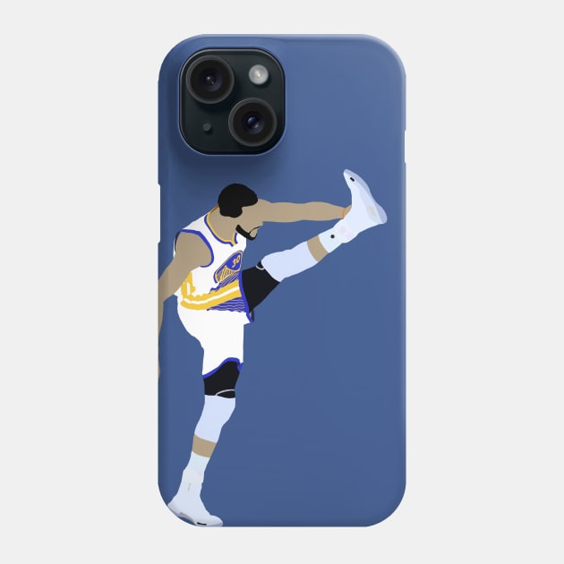 Steph Curry Leg Kick Celebration Phone Case by rattraptees