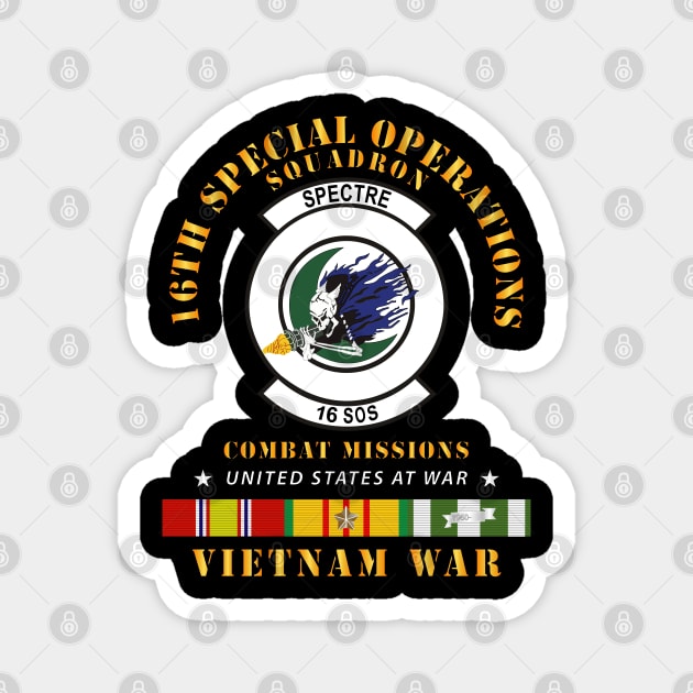 16th SOS - Combat Missions w VN SVC Magnet by twix123844