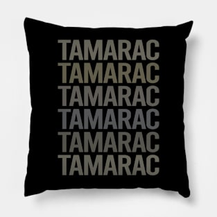 Gray Text Art Tamarac Pillow