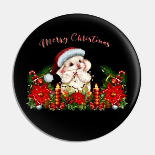 Cute fantasy christmas animal Pin