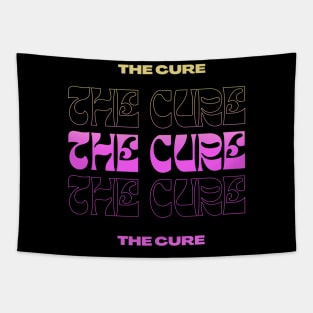 The Cure // Typography Fan Art Design Tapestry