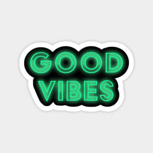 Good Vibes Neon Sign Magnet