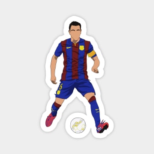 Xavi Hernandez Barcelona Magnet